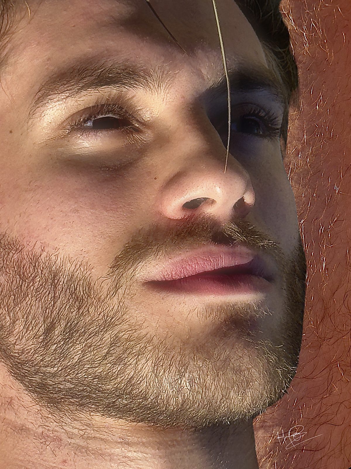 Duo intimiste gros plan