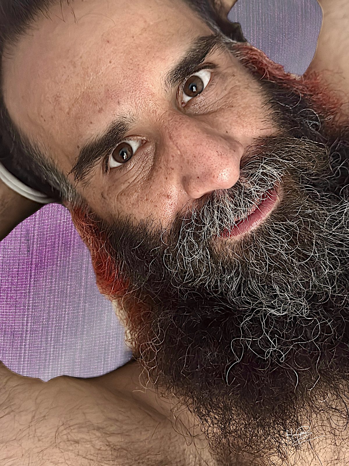 Autoportrait éventail