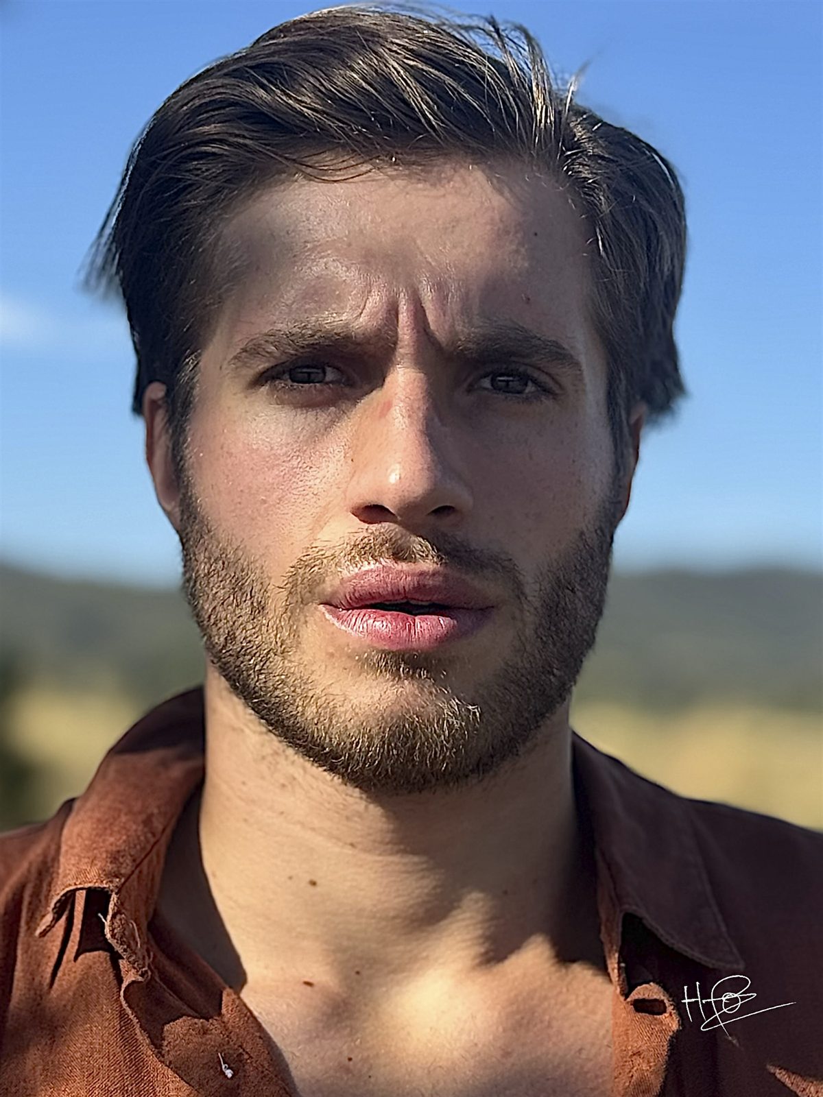 Portrait masculin extérieur