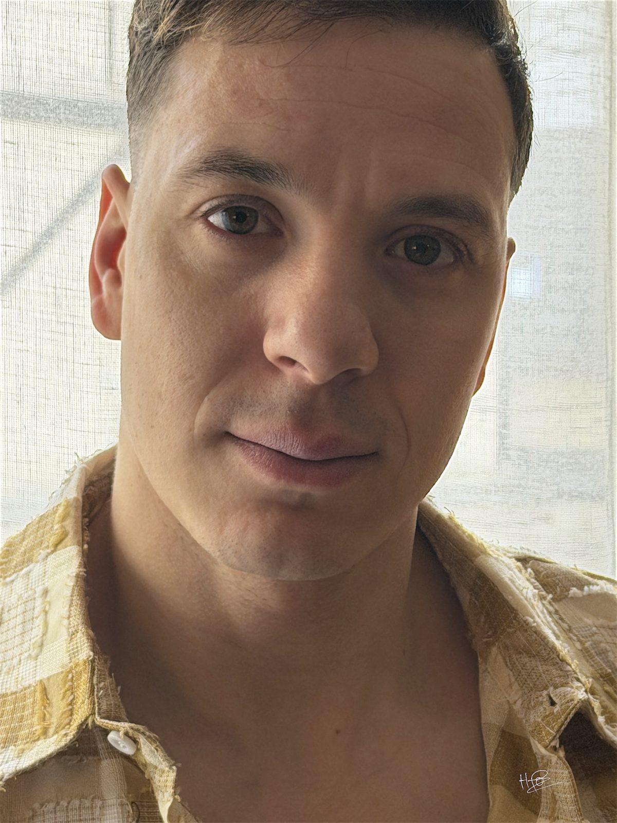 Portrait intérieur lumière douce