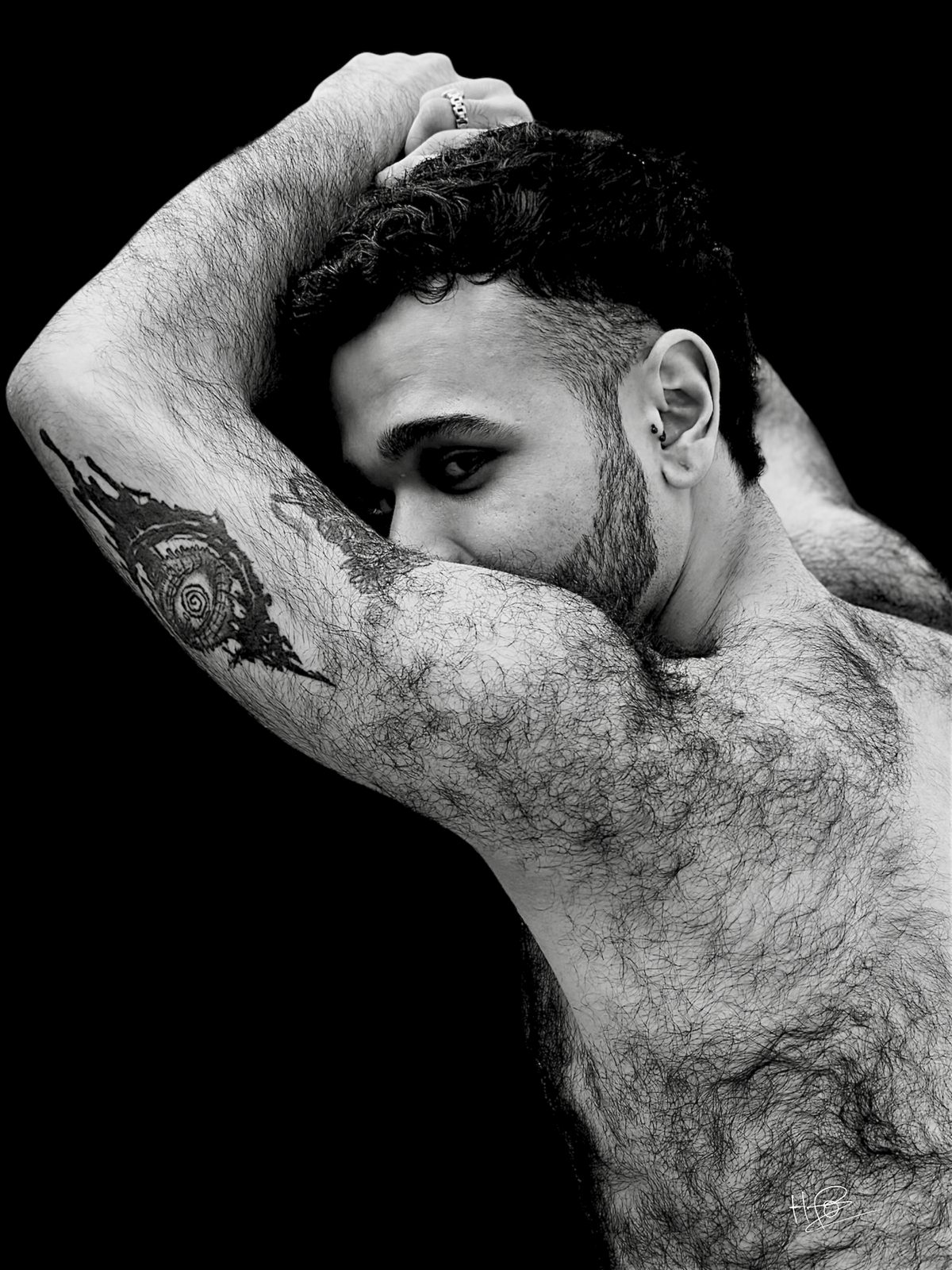 Nu artistique N&B studio