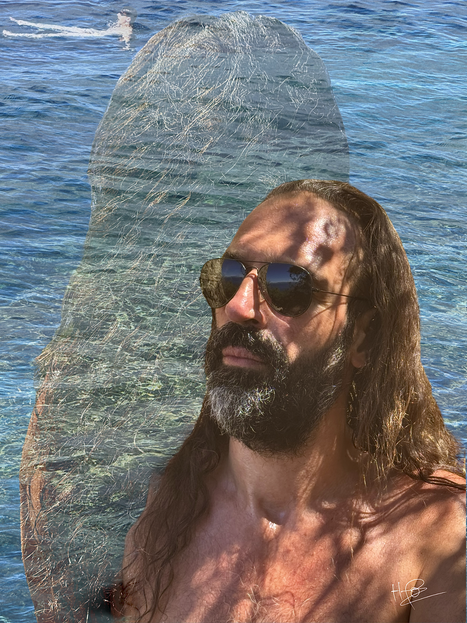 Shooting artistique homme