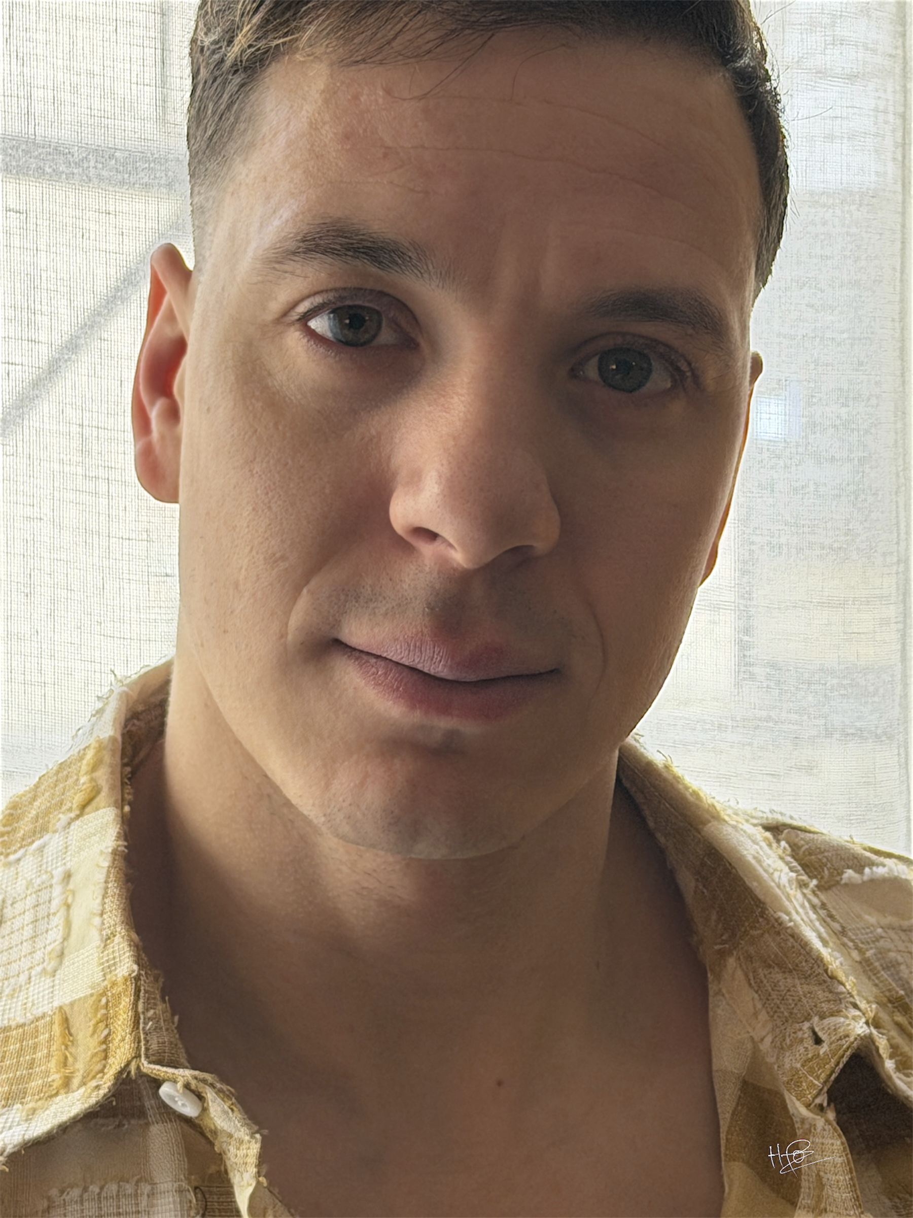 Portrait intérieur lumière douce