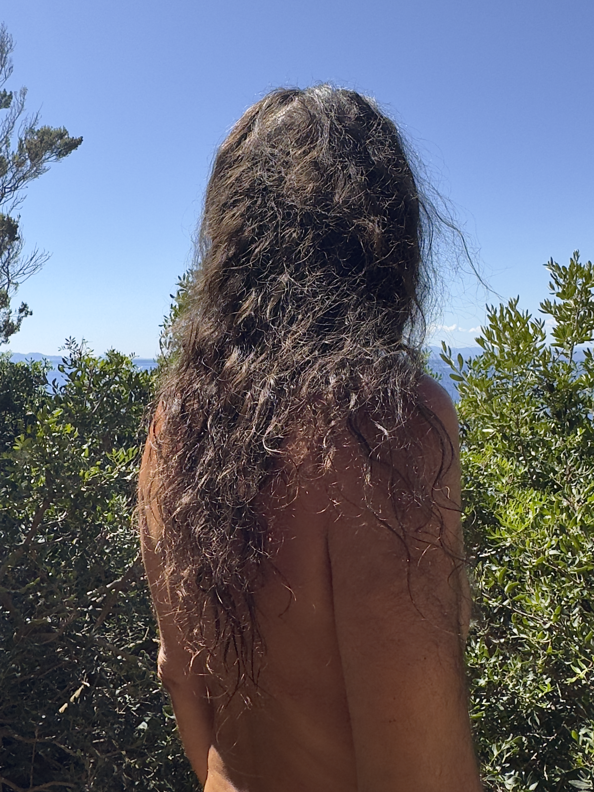 Nu dos extérieur nature